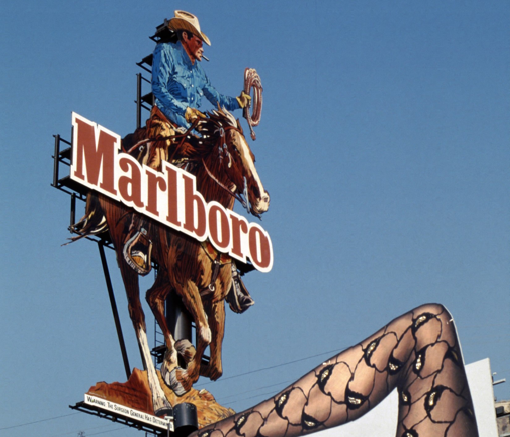 laist.com - Fiona Ng - When cigarette advertising was a thing, the Marlboro Man on Sunset was its king