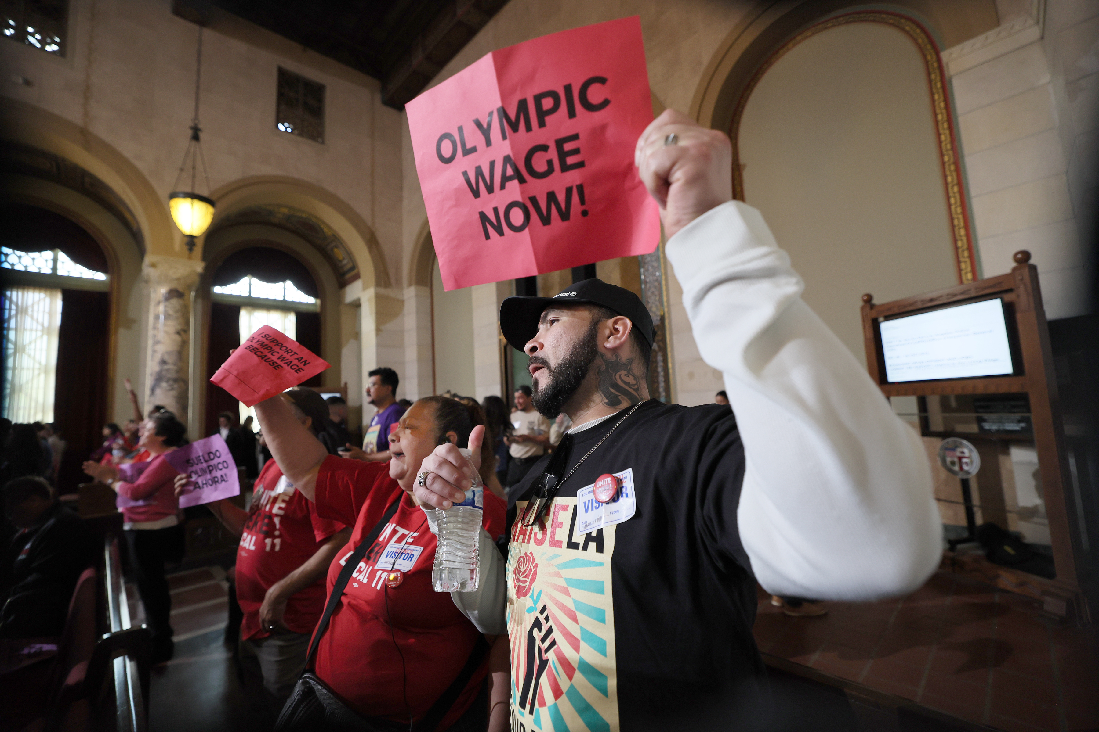 laist.com - Libby Rainey - LA City Council delays minimum wage increases for tourism workers