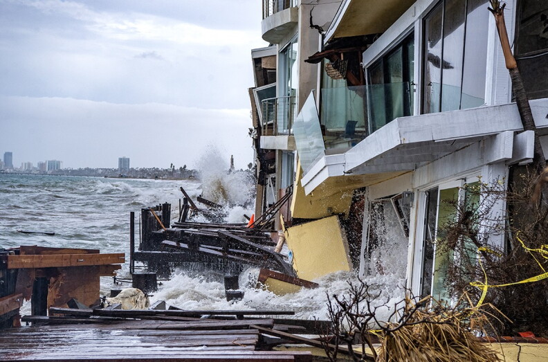Tropical Storm Rachel Triggers Coastal Flooding and Damage in Long Beach