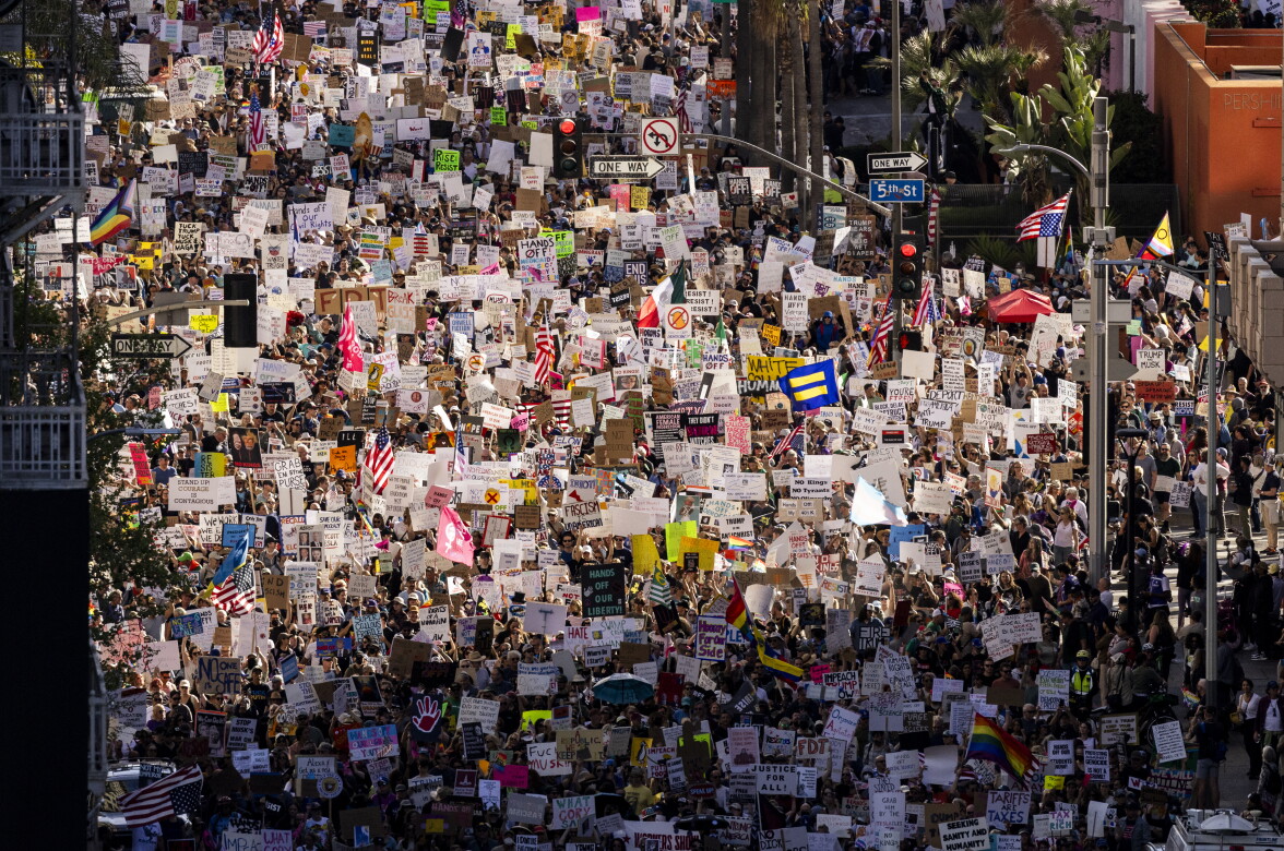 Local Protest 'Hands Off!' protests