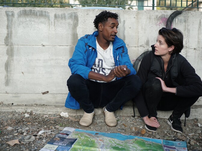 Gianna Toboni interviews immigrants who crossed the Mediterranean Sea into Europe.