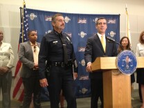 LAPD Chief Charlie Beck and Mayor Eric Garcetti discuss the crime stats for the first half of 2015.