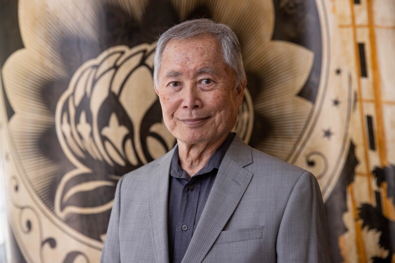 Actor George Takei poses for a photo.