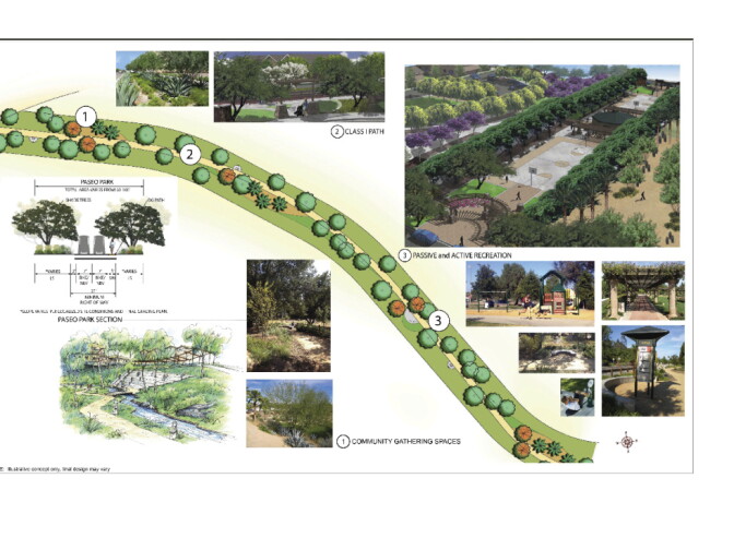 The La Entrada project in Coachella valley will build in landscaping efficiency from the start. 