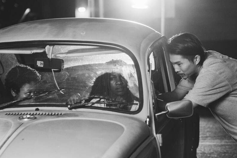 Justin Chon directs Omono Okojie and Simone Baker.
