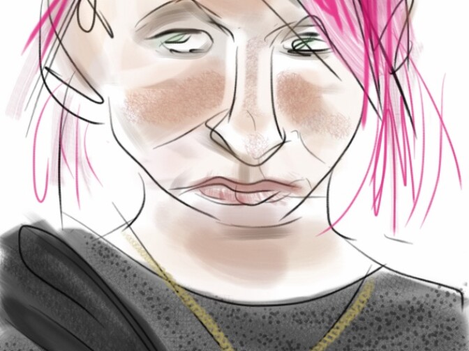 A drawing by artist Eric Molinsky.