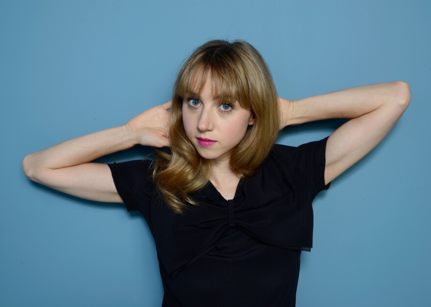 TORONTO, ON - SEPTEMBER 08:  Actress Zoe Kazan of 'F Word' poses at the Guess Portrait Studio during 2013 Toronto International Film Festival on September 8, 2013 in Toronto, Canada.  (Photo by Larry Busacca/Getty Images)