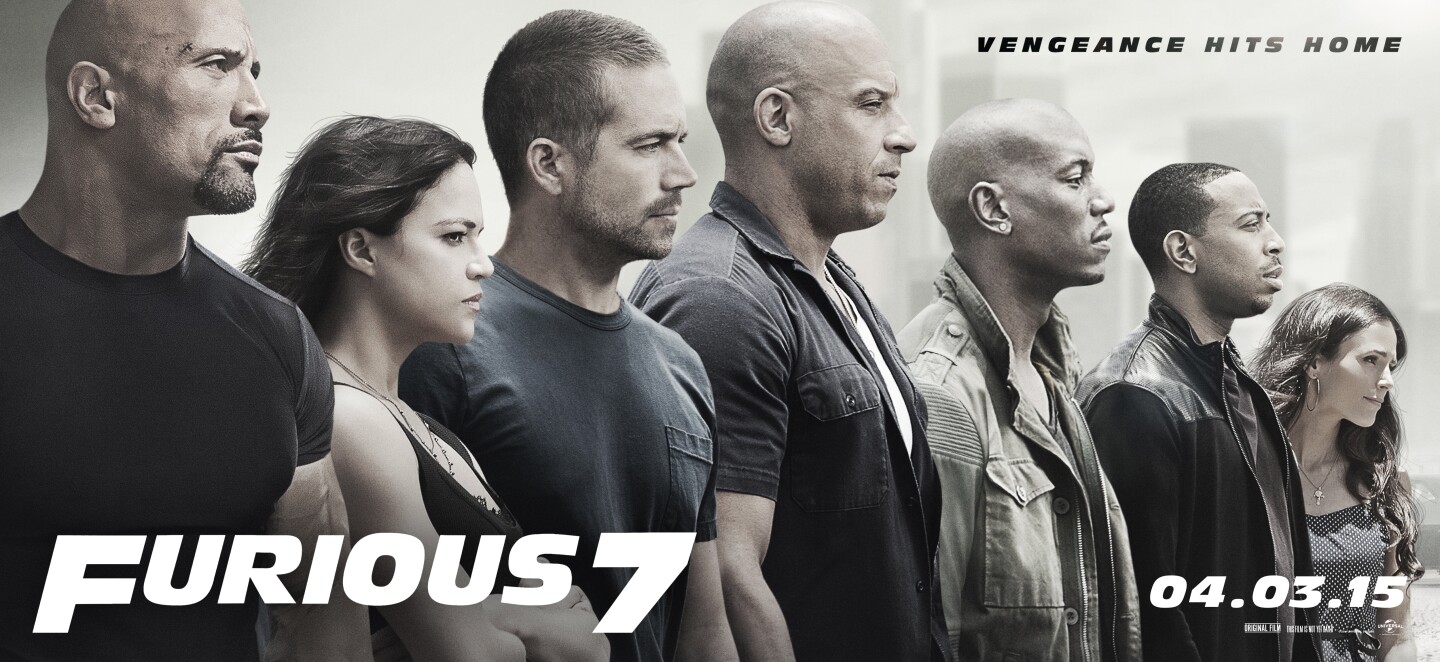 Furious 7 is the latest in a car-crazed action series that's generated $2.4 billion in box office receipts.