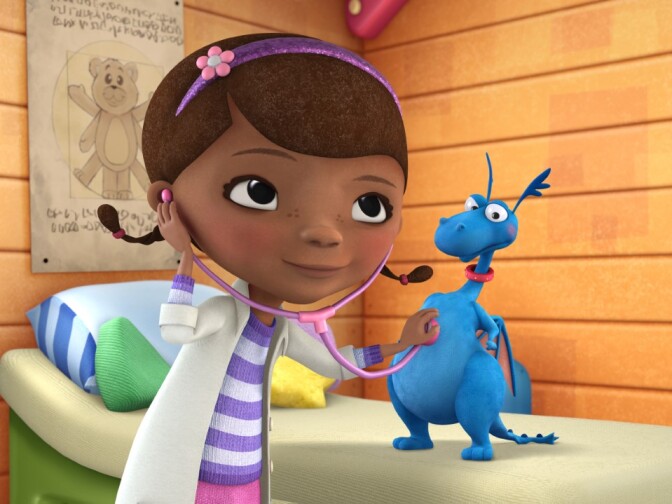 Still from the Disney Jr. show Doc McStuffins 