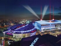 AEG proposes to build a football stadium adjacent L.A. Live and Staples Center, which it also owns.