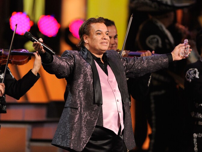 Singer Juan Gabriel performs onstage during the 10th annual Latin Grammy Awards held at Mandalay Bay Events Center on Nov. 5, 2009 in Las Vegas.
