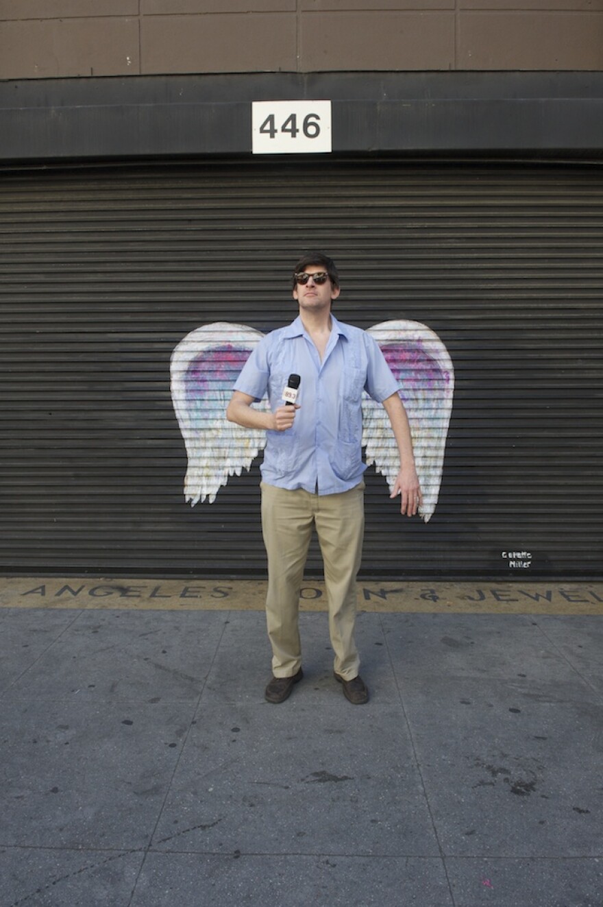 Off-Ramp host John Rabe prepares to leave the nest.