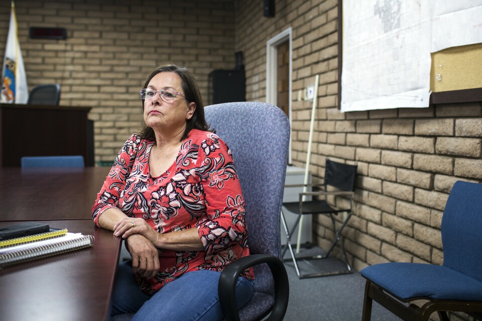 Mayor Jennifer Wood has lived in California city for more than 25 years. Wood says the city's water line breaks are the reason why California City never met the state’s mandatory water conservation targets.