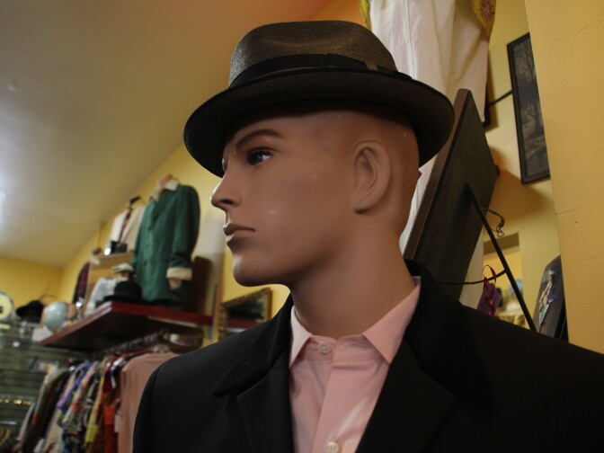 A 'Mad Men'-esque hat at Playclothes Vintage Fashions in Burbank, CA. 