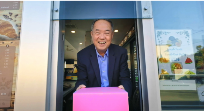 Ted Ngoy in "The Donut King" documentary.