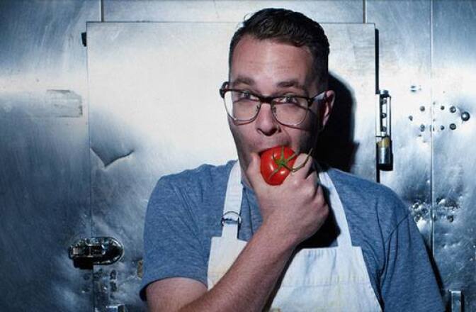 Top Chef winner and LA restaurant owner Ilan Hall, host of new show Knife Fight.