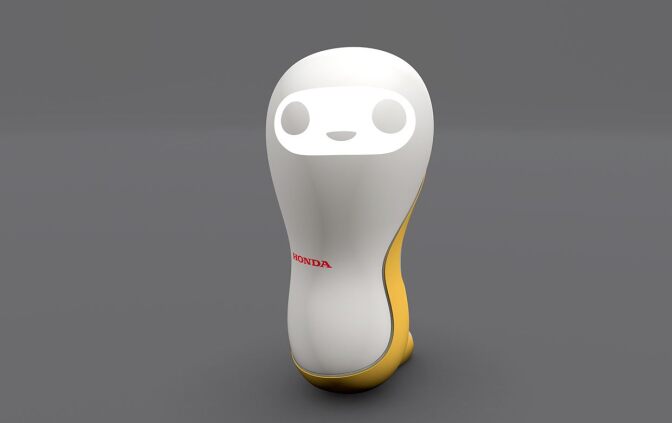 The Honda Empathy robot is designed to engage with humans in a way that's similar to a comfort or service animal. It can show emotion and also recognize and respond to the emotions of the people it's interacting with.
