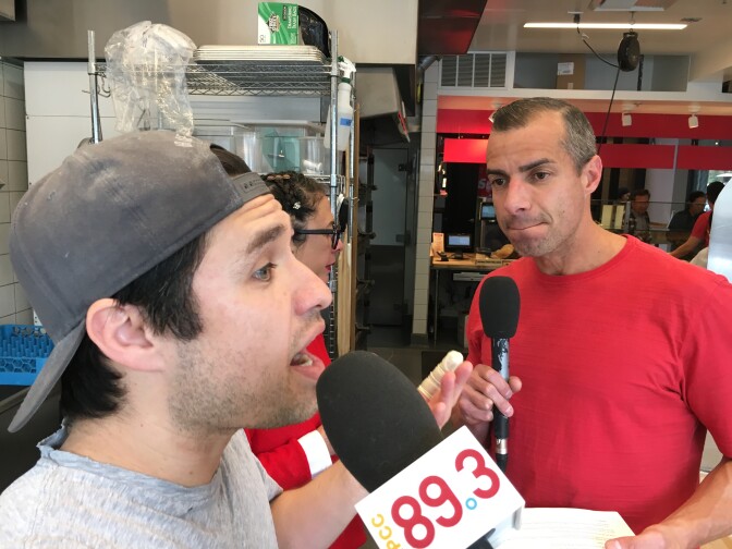 A Martinez talks to chef Matt Molina