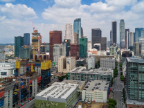 The South Park neighborhood of Los Angeles is seeing the most residential construction activity.
