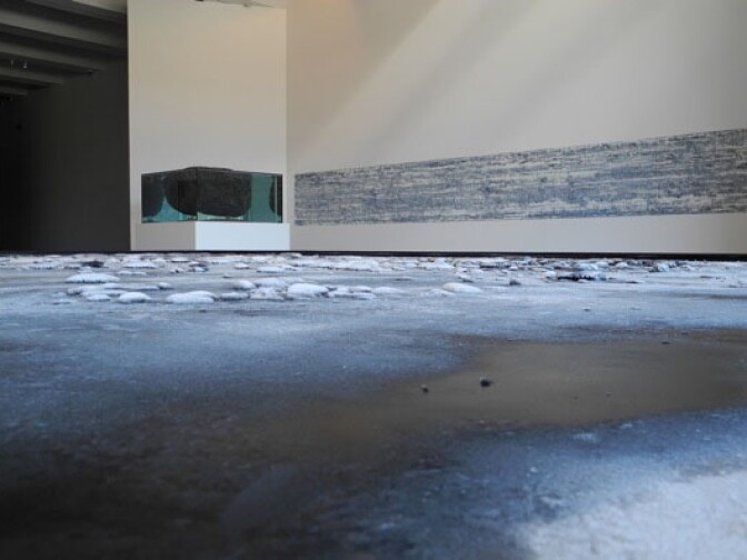 Exhibition view, "Pierre Huyghe," at the Los Angeles County Museum of Art