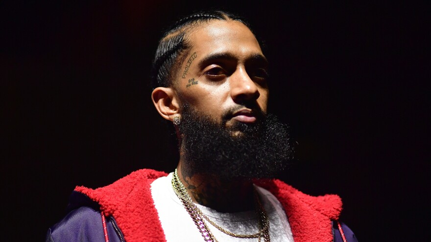 Rapper Nipsey Hussle, photographed in Atlanta on Dec. 10, 2018.