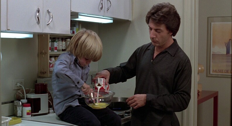 Still image from the 1979 film Kramer vs. Kramer, starring Meryl Streep, Dustin Hoffman and Justin Henry (pictured) 