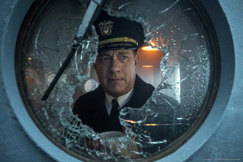 Tom Hanks in "Greyhound".