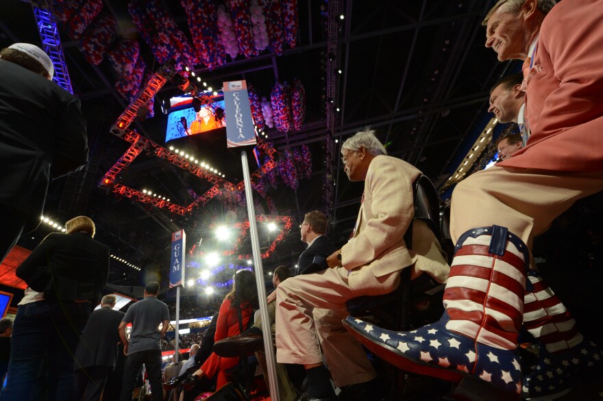 Delegates from California at the 2012 Republican National Convention.