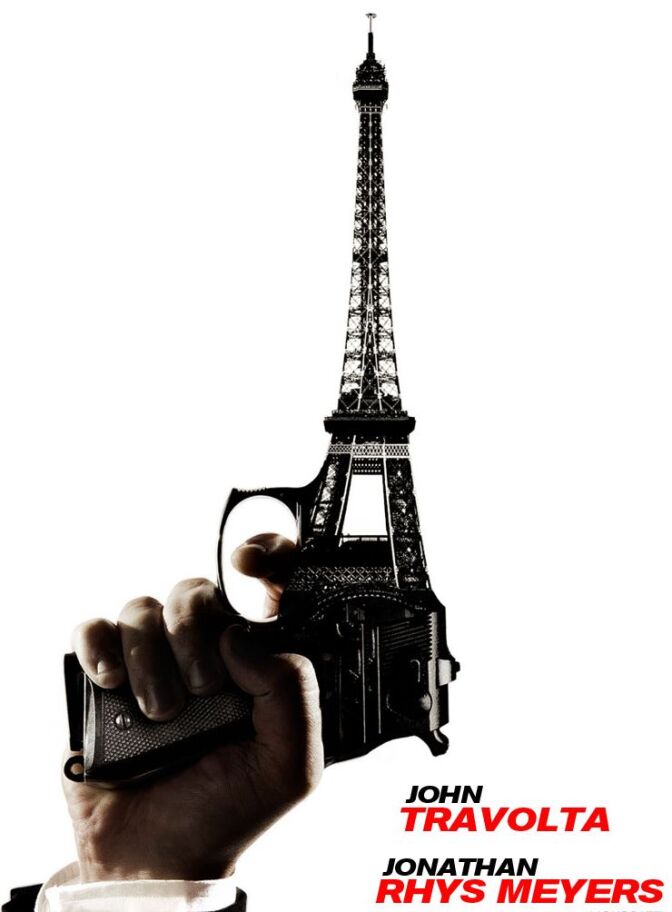Movie poster for From Paris with Love. 