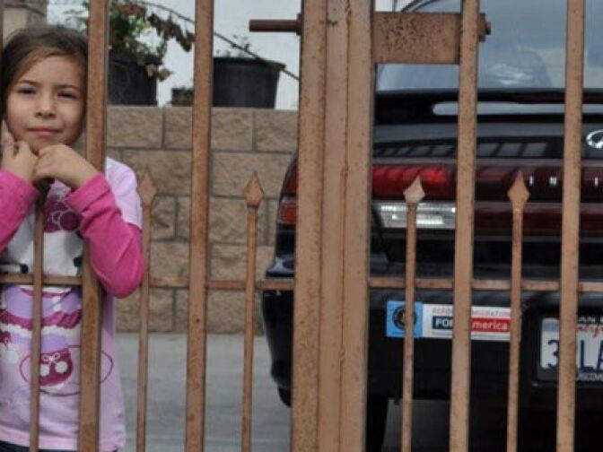 Elisa Xitco, 6, daughter of U.S. citizen Chris Xitco, at her home in Rosarito, Mexico where she lives with her Mexican mother. Her mother is barred from entering the U.S. at least until 2018. 