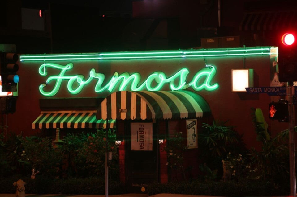 Exterior of the famous Formosa Cafe