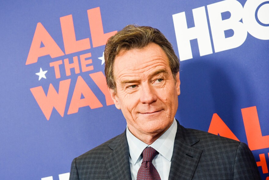 Actor Bryan Cranston poses for photographers during HBO's "All The Way" Washington, DC Screening at The National Archives on May 16, 2016 in Washington, DC. 
