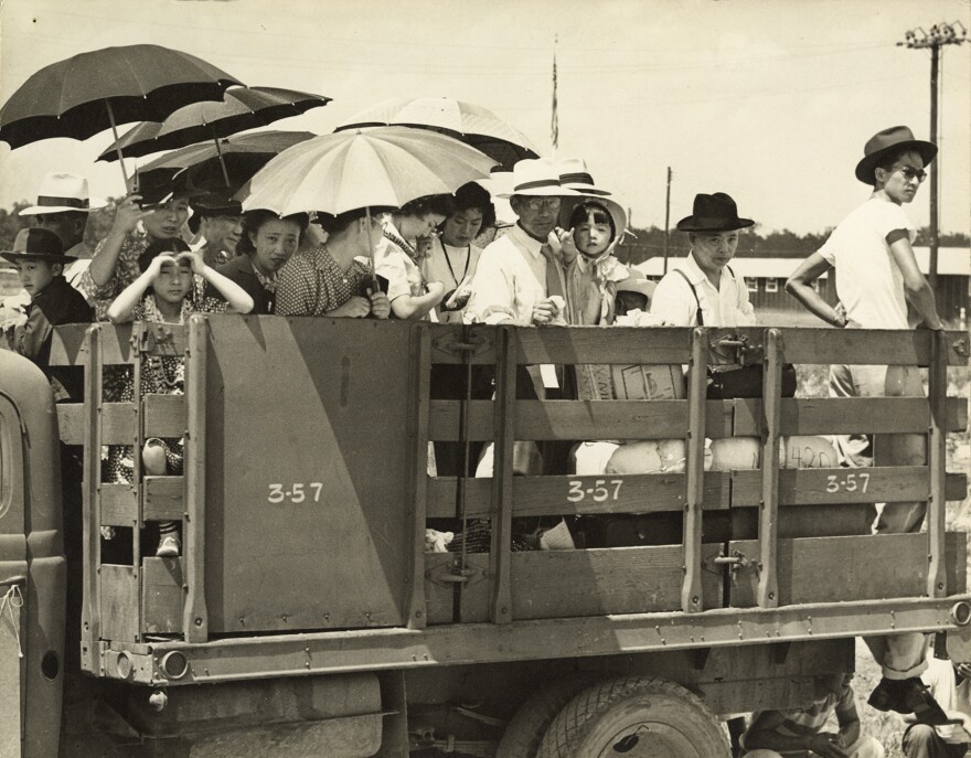 War Relocation Authority photo, taken at the Jerome concentration camp in Arkansas, June 18, 1944.