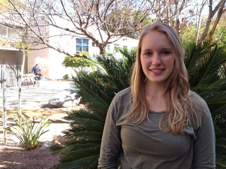 Pitzer College junior Jess Grady-Benson and dozens of other students at the Claremont colleges are working together to push their schools' investments out of fossil fuels. 
