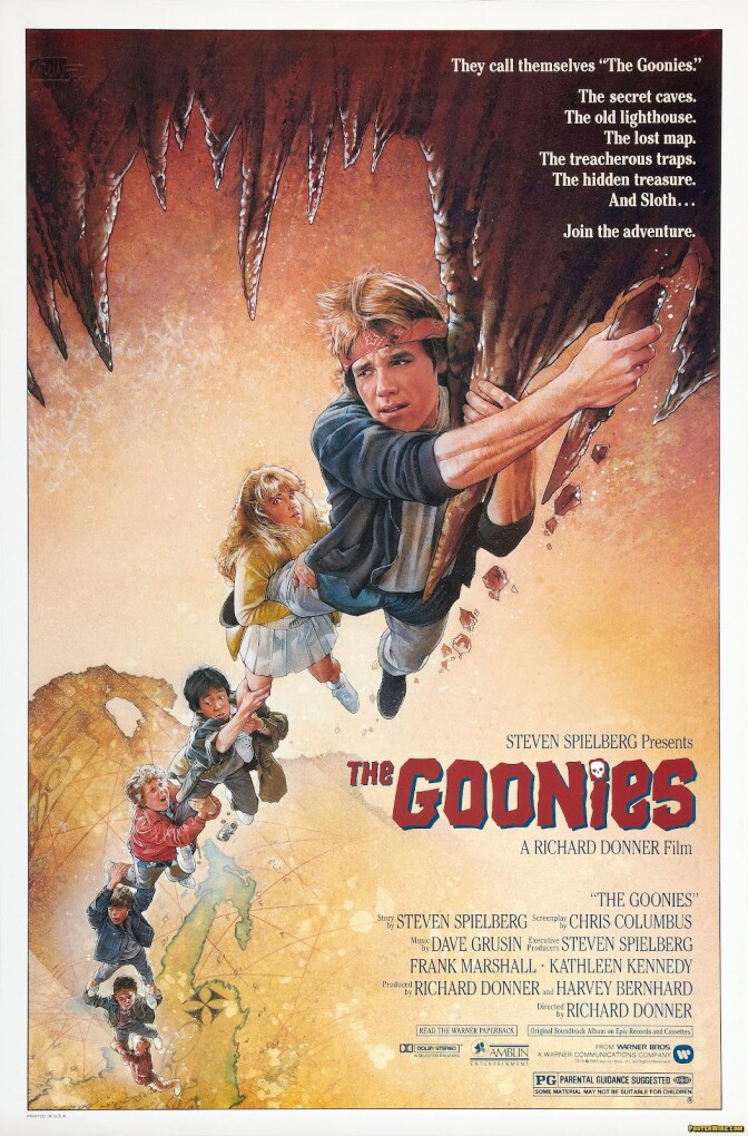 "Goonies" movie poster by Drew Struzan