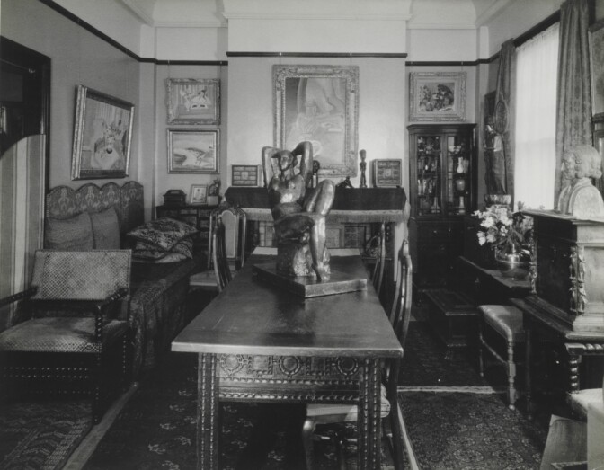The sisters' apartments were filled with art. The collection grew so large that Claribel rented a second apartment and devoted her first (above) solely to what she called "her museum."