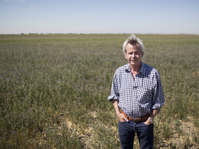 Phillip Bowles, chairman and former president of Bowles Farming Company, Inc., says the farm received 55 percent of their usual allotment of water this year. The farm had to prioritize where they would use their water allotment.