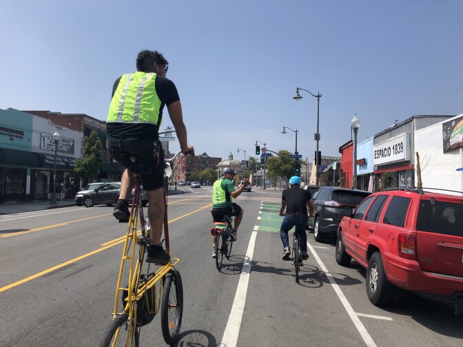 En route to Mariachi Plaza.