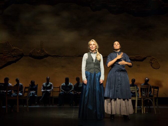 Scene from "Our Town" with the Deaf West Theatre troupe at Pasadena Playhouse