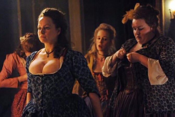 (L) Samantha Morton in Hulu's "Harlots."