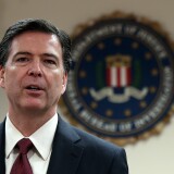 SAN FRANCISCO, CA - FEBRUARY 27:  FBI director James Comey speaks during a news conference at the Phillip Burton Federal Building on February 27, 2014 in San Francisco, California.  FBI director Comey met with members of the media and local law enforcement officials while in the San Francisco Bay Area to attended the RSA Security conference.  (Photo by Justin Sullivan/Getty Images)