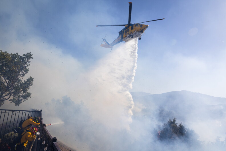 Source-feed image associated with Firefighters make progress on several Southern California fires as weather shifts. Here's a roundup