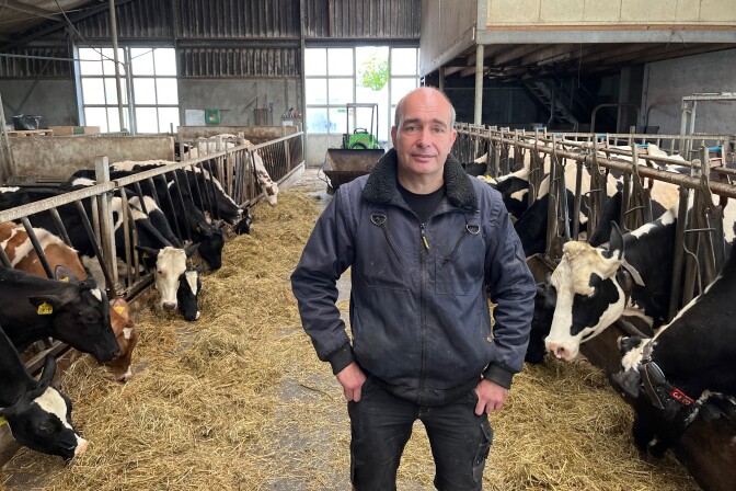 Farmer Wilbert van der Post is worried that the Dutch government's new nitrogen reduction rules will force him, a fourth-generation farmer, out of business. He plans to vote for the Farmer-Citizens Movement, known in the Netherlands by its acronym, BBB, on election day in November.