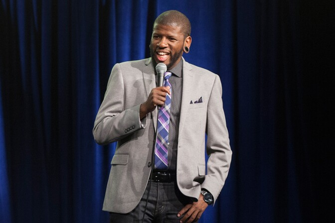 Comedian Quincy Jones in his HBO stand-up special, "Burning The Light."