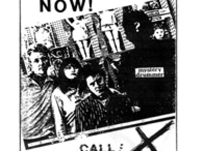 Drummer wanted flyer for the band X