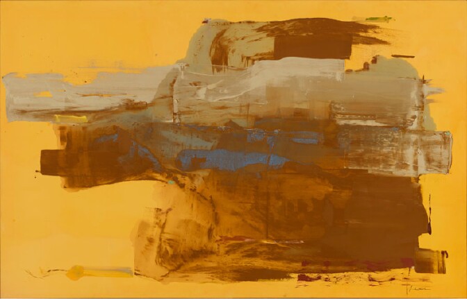 Helen Frankenthaler's Mineral Kingdom, 1976. 