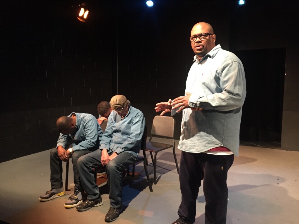 Derrick Hill said its painful to act out the events that led to his time in jail, but that it's worth it if it changes at least one person in the audience's life for the better. 