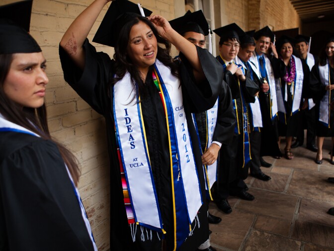Arlete Pichardo, 22, from Coachella, CA, has been in the U.S. since arriving from Mexico with her family when she was 4 years old. On June 15, 2012, she graduated from UCLA as a double major in History and Ethnic Studies, with a minor in Education.