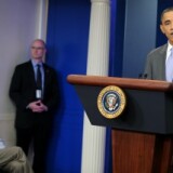 US President Barack Obama makes a statement on debt crisis at the White House in Washington, DC, on July 31, 2011.
