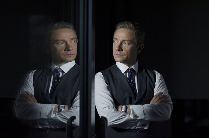 Actor Martin Freeman in "Ghost Stories."
